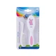 Щiтка для волосся м'яка + гребiнець Рожева Canpol babies 2/417_pin 5903407024172 - зображення 2