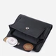 Кошелек женский кожаный для карточек ST Leather Accessories 22725 Черный - изображение 10