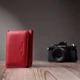 Женское маленькое портмоне с монетницей из натуральной кожи ST Leather Красный (bg227fash27) - изображение 10