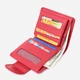 Кошелек женский кожаный для карточек ST Leather Accessories 22726 Красный - изображение 10