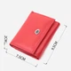 Кошелек женский кожаный для карточек ST Leather Accessories 22729 Красный - изображение 6