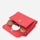 Кошелек женский кожаный для карточек ST Leather Accessories 22729 Красный - изображение 12