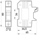 Тримач запобіжника 1р 32А 10х38мм [i0300001] e.fuse.1038.h1 E.NEXT - зображення 2