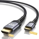 Кабель JSAUX miniHDMI to HDMI 2.0 4K@60Hz Bi-Directional 1.8м сірий - зображення 1