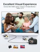 Кабель JSAUX miniHDMI to HDMI 2.0 4K@60Hz Bi-Directional 1.8м сірий - зображення 6