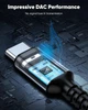 Адаптер Highwings USB Type C to 3.5мм 1м серый - изображение 7