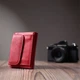 Маленький удобный кошелек с монетницей из натуральной кожи ST Leather 22741 Красный - изображение 4
