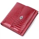 Фактурный женский кошелек из натуральной кожи ST Leather 22705 Красный - изображение 1