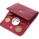 Фактурный женский кошелек из натуральной кожи ST Leather 22705 Красный - изображение 5