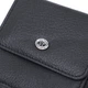 Женский кожаный кошелек для карт купюр и монет ST Leather 22690 Черный - изображение 4