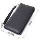 Красивый клатч унисекс на одно отделение из натуральной кожи ST Leather 22697 Черный - изображение 3