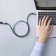 Кабель удлинитель USB Type C 3.1 Gen 2 UGREEN US372 4K/60HZ 10GBPS 5A 100W 0.5 м Gray (80810) - изображение 6