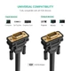 Кабель с ферритами UGREEN VG101 VGA Male to Male Cable 100cm Black - изображение 6