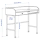 Письмовий стіл IKEA HAUGA 100х45 см сірий (604.776.74) - изображение 7