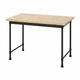 Письмовий стіл IKEA KULLABERG 110х70 см сосна/чорний (804.994.44) - зображення 1