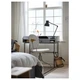 Письмовий стіл IKEA HAUGA 100х45 см сірий (604.776.74) - изображение 3