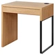 Письмовий стіл IKEA MICKE 73х50 см імітація дуба (203.517.42) - зображення 1