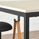 Стіл IKEA TROTTEN 80х80 см бежевий/антрацит (094.296.10) - изображение 4