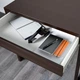 Письмовий стіл IKEA MICKE 73х50 см чорно-коричневий (202.447.47) - изображение 4
