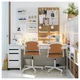 Письмовий стіл IKEA MICKE 142х50 см білий (902.143.08) - зображення 3