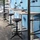 Комп'ютерний стіл з регулюванням висоти IKEA RODULF 140х80 см сіро-білий (993.261.70) - изображение 9