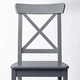 Стілець IKEA INGOLF сірий (204.281.00) - изображение 3