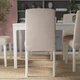 Стілець IKEA BERGMUND білий / Hallarp бежевий (393.880.76) - зображення 3