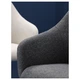 Стілець IKEA TOSSBERG металевий чорний / сірий (904.353.24) - изображение 9