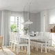 Стілець IKEA EKEDALEN білий / Orrsta світло-сірий (603.410.15) - изображение 3