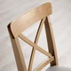 Стілець IKEA INGOLF морилка з патини / Nolhaga сіро-бежевий (804.730.76) - зображення 7