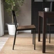 Стілець IKEA SANDSBERG САНДСБЕРГ чорний/коричнева морилка (704.129.60) - зображення 6