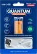Аккумулятор литий-ионный Quantum USB Li-ion CR123A(16340) 3.7V (0746020704503) - изображение 1