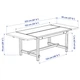 Розкладний стіл IKEA NORDVIKEN 152/223 x 95 см білий (903.687.15) - изображение 5