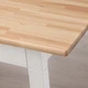Стіл IKEA PINNTORP 125х75 см світло-коричнева морилка/біла морилка (305.294.67) - зображення 2