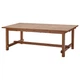 Розкладний стіл IKEA NORDVIKEN 210 / 289x105 см морилка (004.885.43) - изображение 1