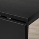 Стіл із відкидною дошкою IKEA NORDVIKEN 74 / 104x74 см чорний (703.687.16) - изображение 4