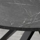 Стіл IKEA MARIEDAMM 105 см чорний/ імітація мармуру (704.926.45) - зображення 2