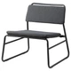 Крісло IKEA LINNEBACK Vissle темно-сіре (404.654.41) - зображення 1