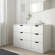 Комод IKEA NORDLI білий (092.394.98) - зображення 2