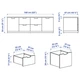 Комод IKEA NORDLI білий (492.766.29) - зображення 4