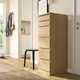 Комод IKEA MALM білений дубовий шпон/дзеркало (204.035.95) - зображення 5