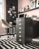 Комод на колесах IKEA HELMER чорний (203.419.70) - изображение 2