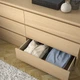 Комод IKEA MALM білений дубовий шпон (904.035.87) - изображение 2