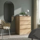 Комод IKEA MALM білений дубовий шпон (704.035.74) - зображення 3