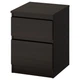 Комод IKEA KULLEN чорно-коричневий (603.221.30) - зображення 1