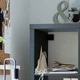 Стелаж з 4 вставками IKEA KALLAX 77х147 см чорно-коричневий (292.783.04) - изображение 7