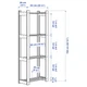 Стелаж IKEA ALBERT 64х28х159 см (001.119.94) - зображення 5