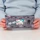 Пенал школьный для девочки Kite Hello Kitty "Котенок Китти" 19.5х8х3.5 см 1 отделение плоский на молнии серый (HK24-680) - изображение 5
