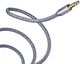 Кабель ESSAGER Monster Headphone Extension Cable Jack 3.5 мм Audio Aux Cable 3.5 мм Female Splitter Adapter 3 м (EYPY35-MYC0G) - изображение 3