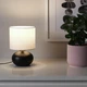 Настільна лампа IKEA TVARFOT чорна/біла (504.675.24) - зображення 2